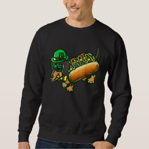 Dackel Dog Leprechau St Patrick Day Saint Paddy Sweatshirt