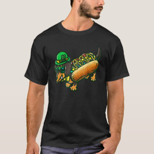 Dackel Dog Leprechau St Patrick Day Saint Paddy T-Shirt