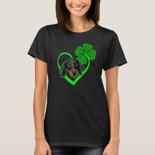 Dackel Dog Leprechau St Patrick Day Saint Paddy T-Shirt