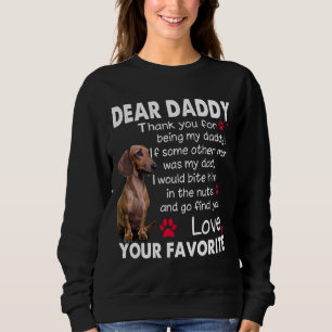 Dackel Dog Liear Daddy Funny Dackel Daddy Quo Sweatshirt