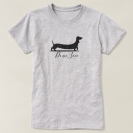 Dackel Dog Liebe Basic T - Shirt
