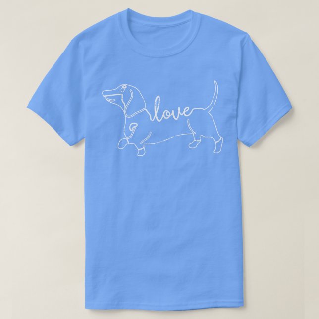 Dackel Dog Lover Dackel T-Shirt (Design vorne)
