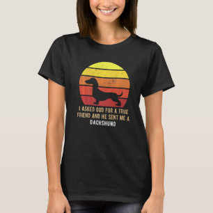 Dackel Dog Mama Vater Weiner Dog Hausbesitzer T-Shirt