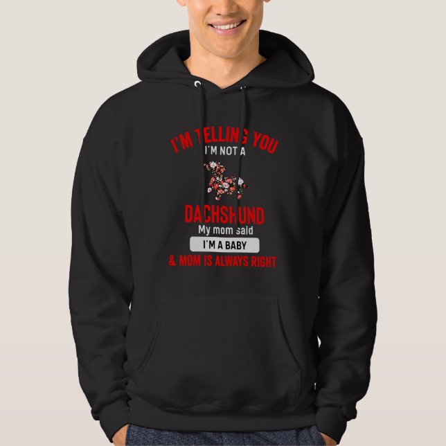 Dackel Dog Mama Womens Hoodie (Vorderseite)