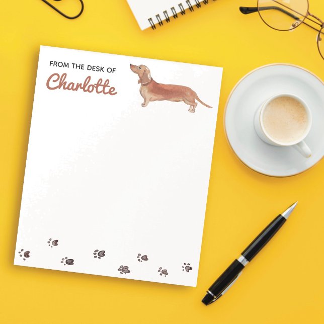 Dackel Dog Notepad Notizblock (Von Creator hochgeladen)