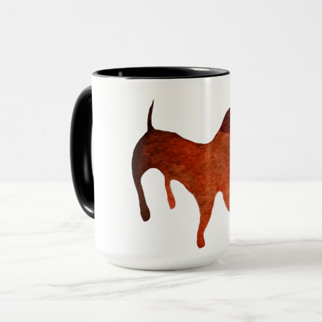 Dackel Dog Ringer Combo Tasse (Vorderseite Links)