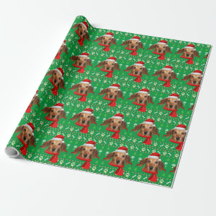 Dackel Dog Ugly Weihnachten Geschenkpapier