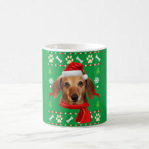 Dackel Dog Ugly Weihnachten Kaffeetasse