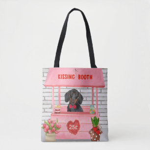 Dackel Dog Valentine's Day Kissing Booth