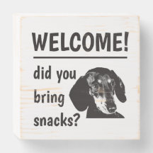 Dackel Dog Welcome Funny