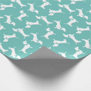 Dackel Dog Wrapping Paper Dackel Welpe Geschenkpapier