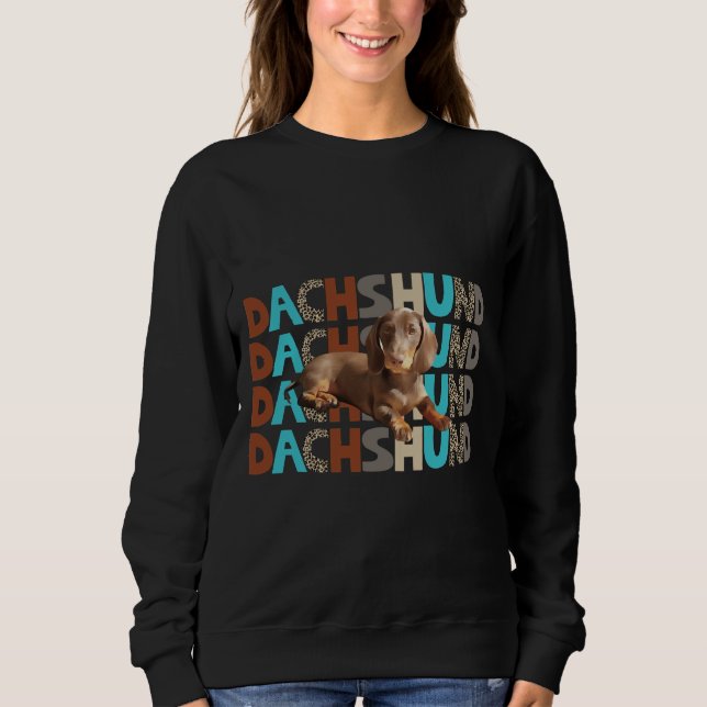 Dackel Doggo Sweatshirt (Vorderseite)