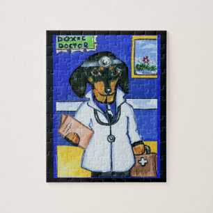 Dackel Doktor Puzzle