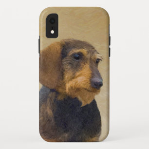 Dackel (Drahthaar) Malerei Original Dog Art Case-Mate iPhone Hülle