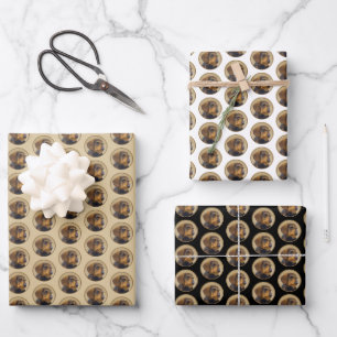 Dackel (Drahthaar) Malerei Original Dog Art Geschenkpapier Set