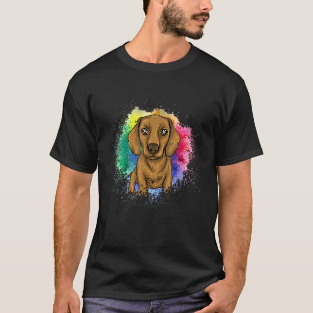 Dackel Eigentümer Wurst Hund Dackel Dackel Frauen  T-Shirt (Vorderseite)