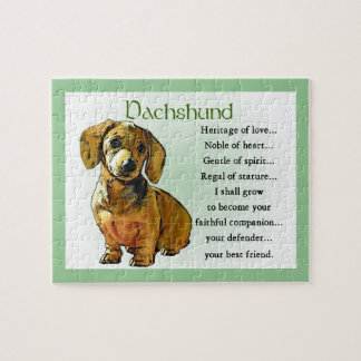 Dackel Erbe der Liebe Puzzle