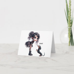 Dackel-Förderkarte Karte