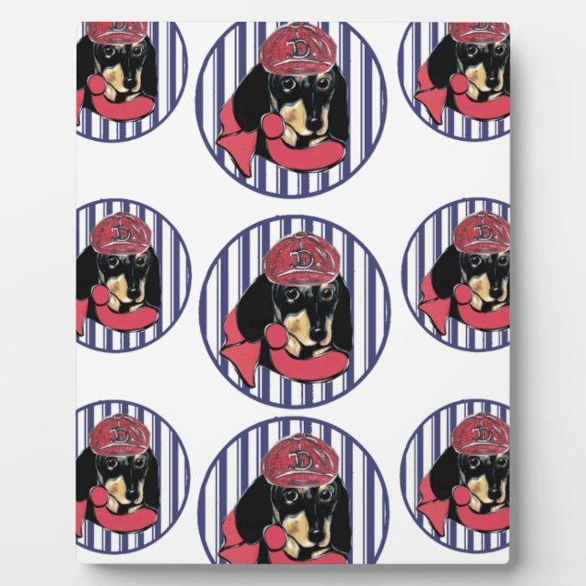 DACKEL FOTOPLATTE (Vorderseite)