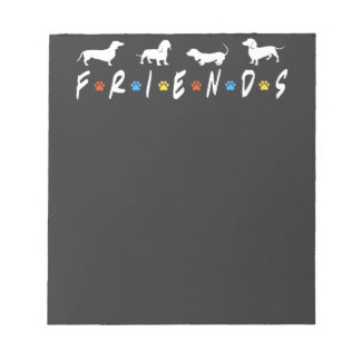 Dackel Friends Notizblock