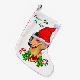 Dackel Frohe Weihnachten Kleiner Weihnachtsstrumpf