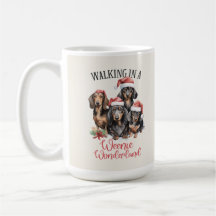 Dackel Funny Christmas Hund Kaffee Tasse