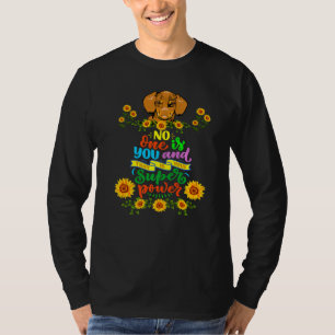 Dackel Funny Dackel Hund Haustier Niemand ist du T-Shirt
