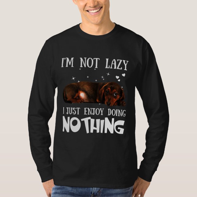 Dackel Funny T-Shirt (Vorderseite)