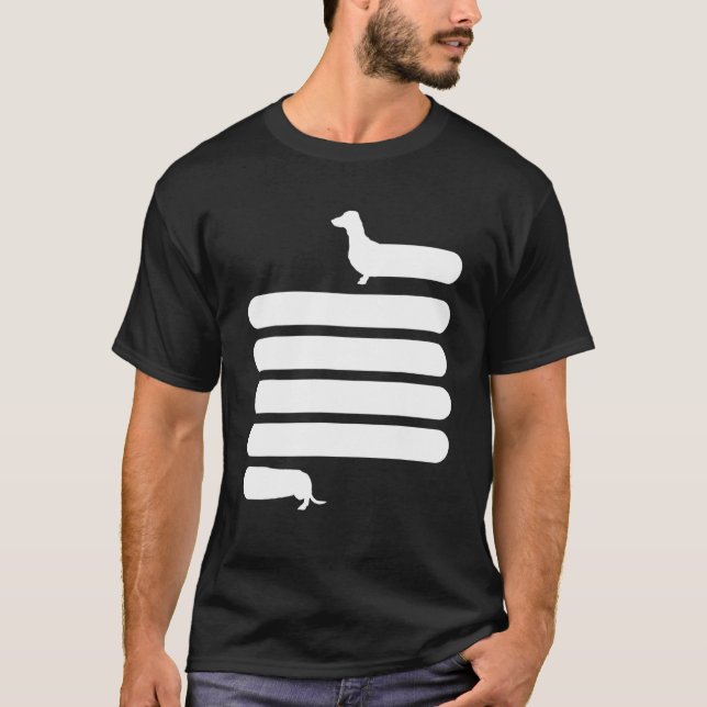 Dackel für lange Dackel Weiner Daschund Dog Dachsu T-Shirt (Vorderseite)