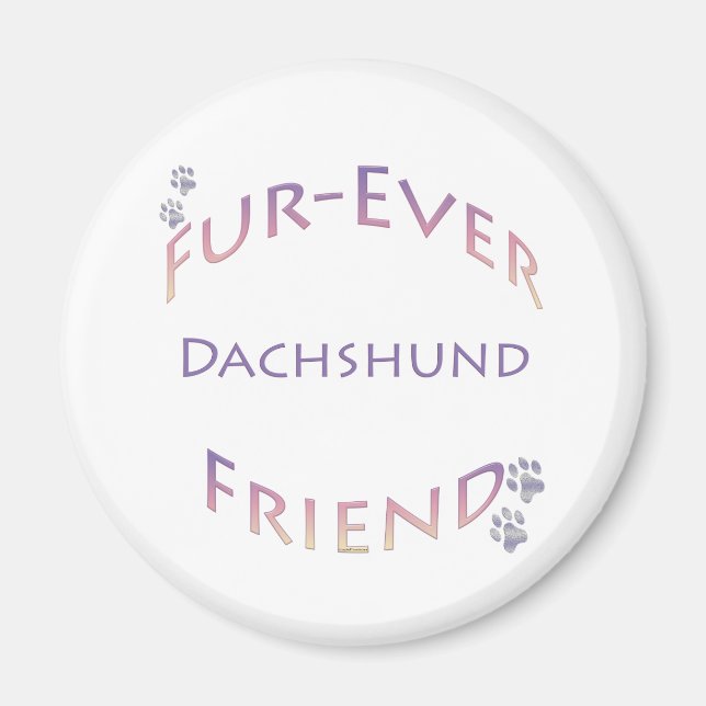 Dackel Furever Magnet (Vorne)