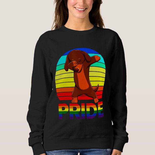Dackel Gay Sweatshirt (Vorderseite)