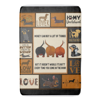 Dackel Geld kann viel Dackel kaufen Badematte