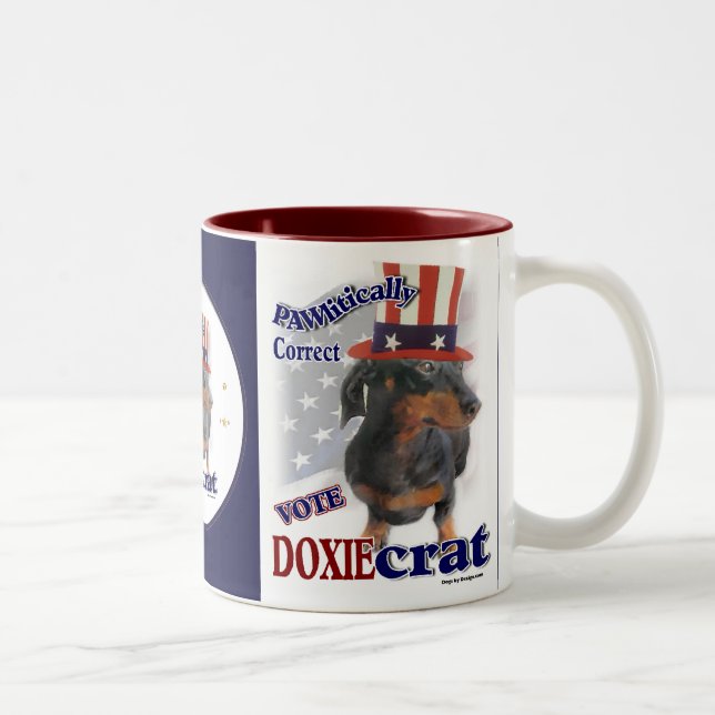 Dackel Geschenke Getränke Tasse (Rechts)