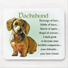 Dackel Geschenke Mousepad