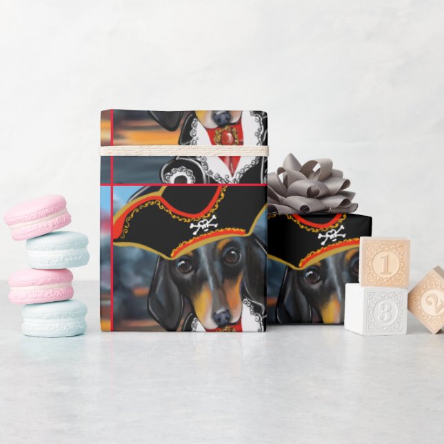 DACKEL GESCHENKPAPIER (Babyparty)