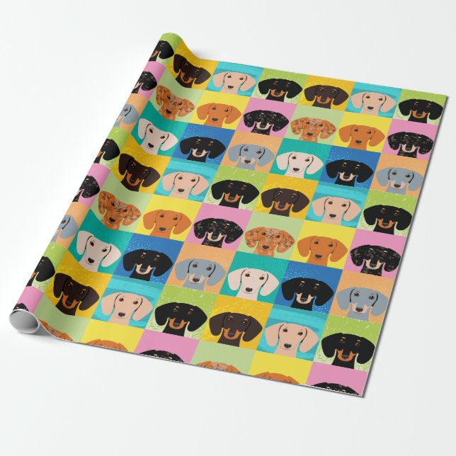 Dackel Geschenkpapier (Ungerollt)