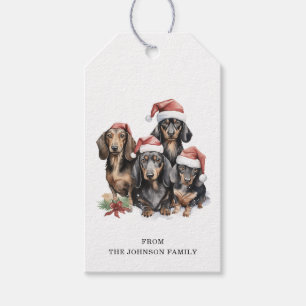 Dackel-Geschenktasten Geschenkanhänger