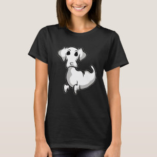 Dackel Ghost Niedlich Ghost Halloween T-Shirt