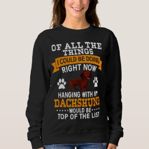 Dackel Gif Hundebesitzer Sweatshirt