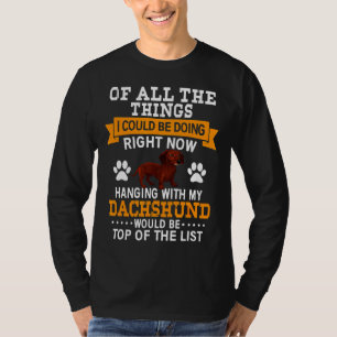 Dackel Gif Hundebesitzer T-Shirt