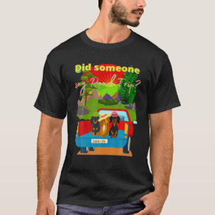 DACKEL GIFTS FUNNY DACKEL DOG JEMAND SAGEN R T-Shirt