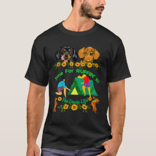 DACKEL GIFTS FUNNY DACKEL DOG NIEDLICH PET CAMPING T-Shirt
