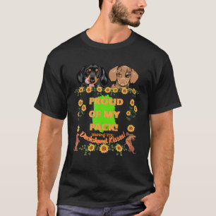 DACKEL GIFTS FUNNY DACKEL HUND NIEDLICH PET STOLZ  T-Shirt