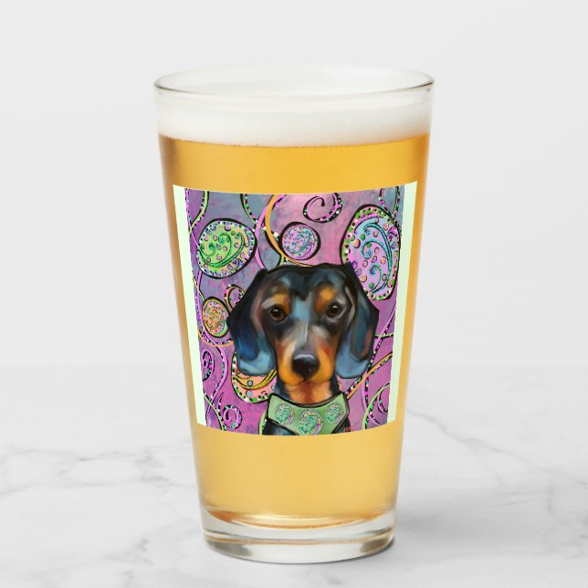DACKEL GLAS (Vorne (Gefüllt))