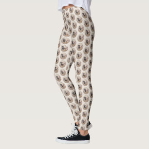 Dackel (glatt) Gemälde - Originale Hundekunst Leggings