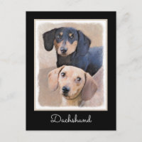 Dackel (glatt) Gemälde - Originale Hundekunst