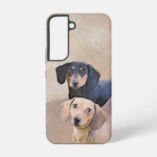 Dackel (glatt) Gemälde - Originale Hundekunst Samsung Galaxy Hülle