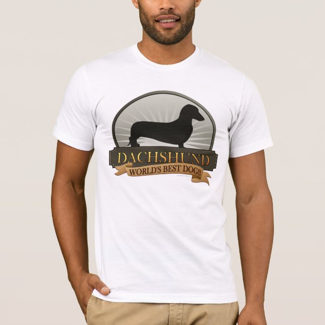 Dackel [glatt] T-Shirt (Vorderseite)