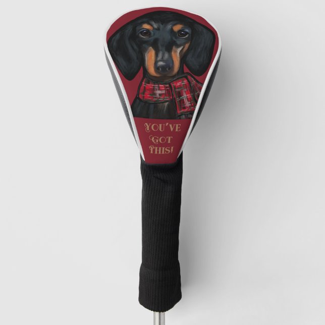 DACKEL GOLF HEADCOVER (Vorderseite)