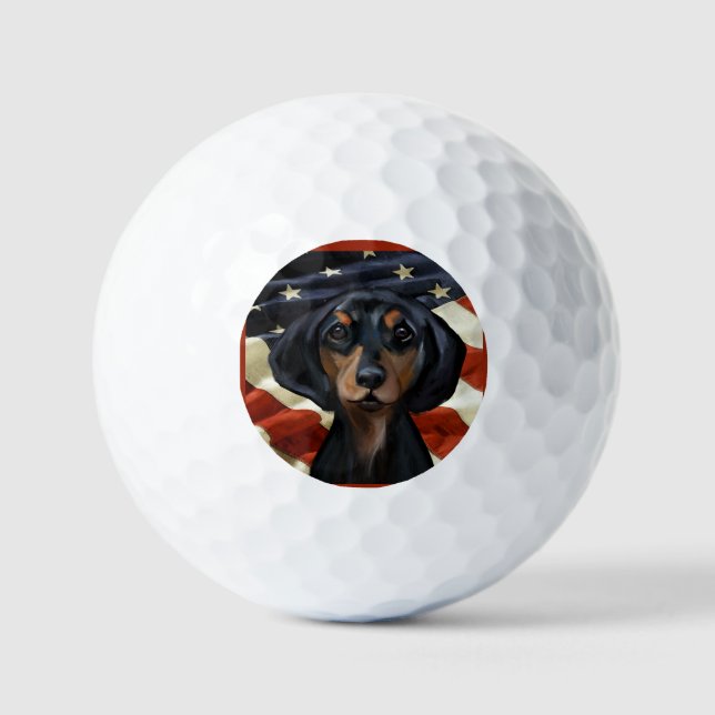 DACKEL GOLFBALL (Vorderseite)